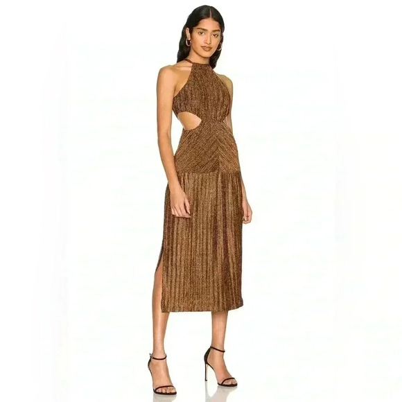 MISHA - Odette Dress in Copper NWOT (Sz 2) - Picture 2 of 5